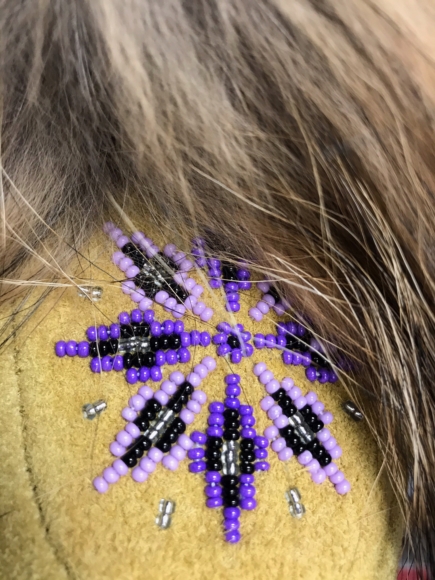 Size 7-5 Purple Starburst