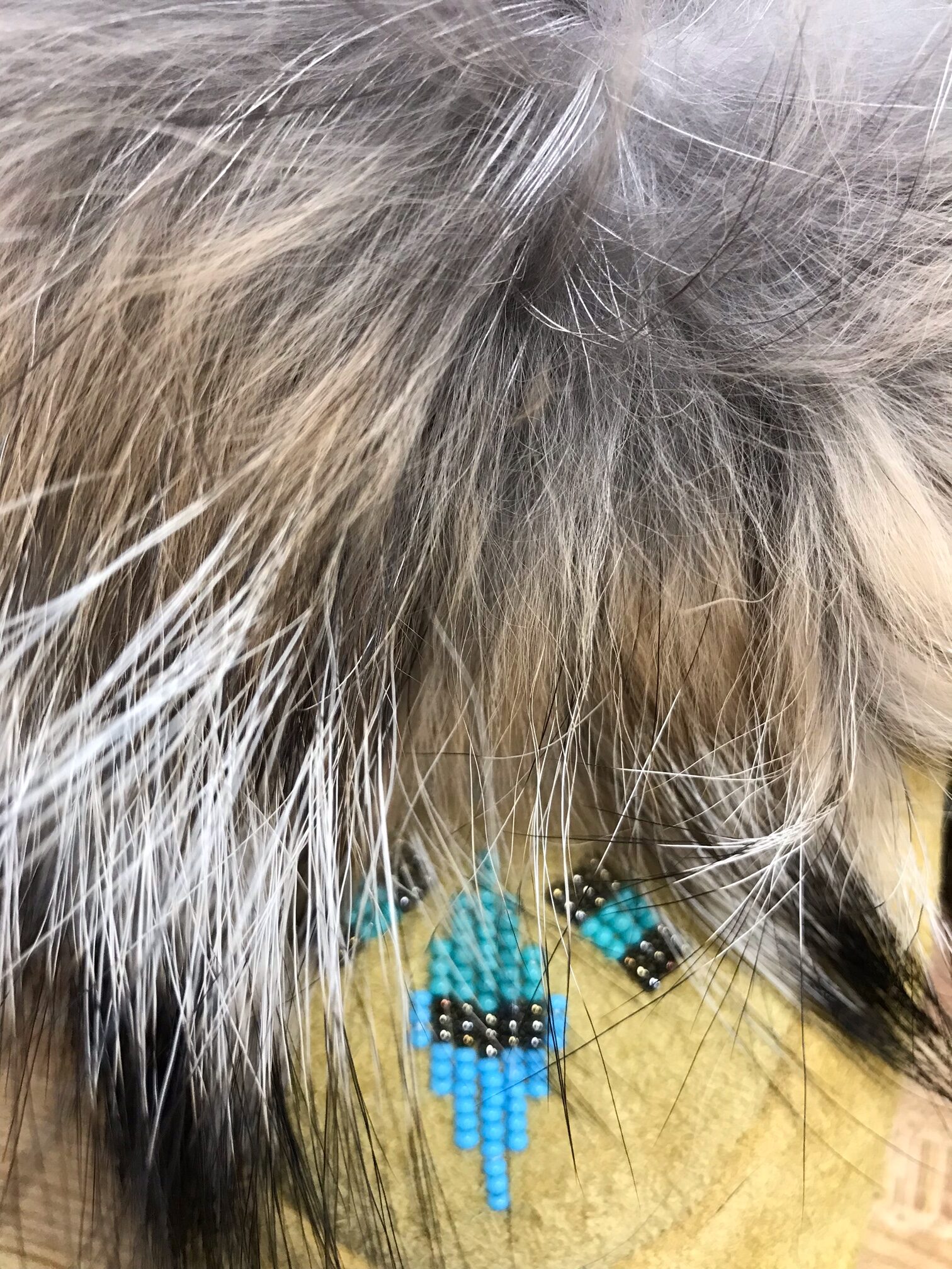 Size 5-4 Blue, Turquoise and Silver