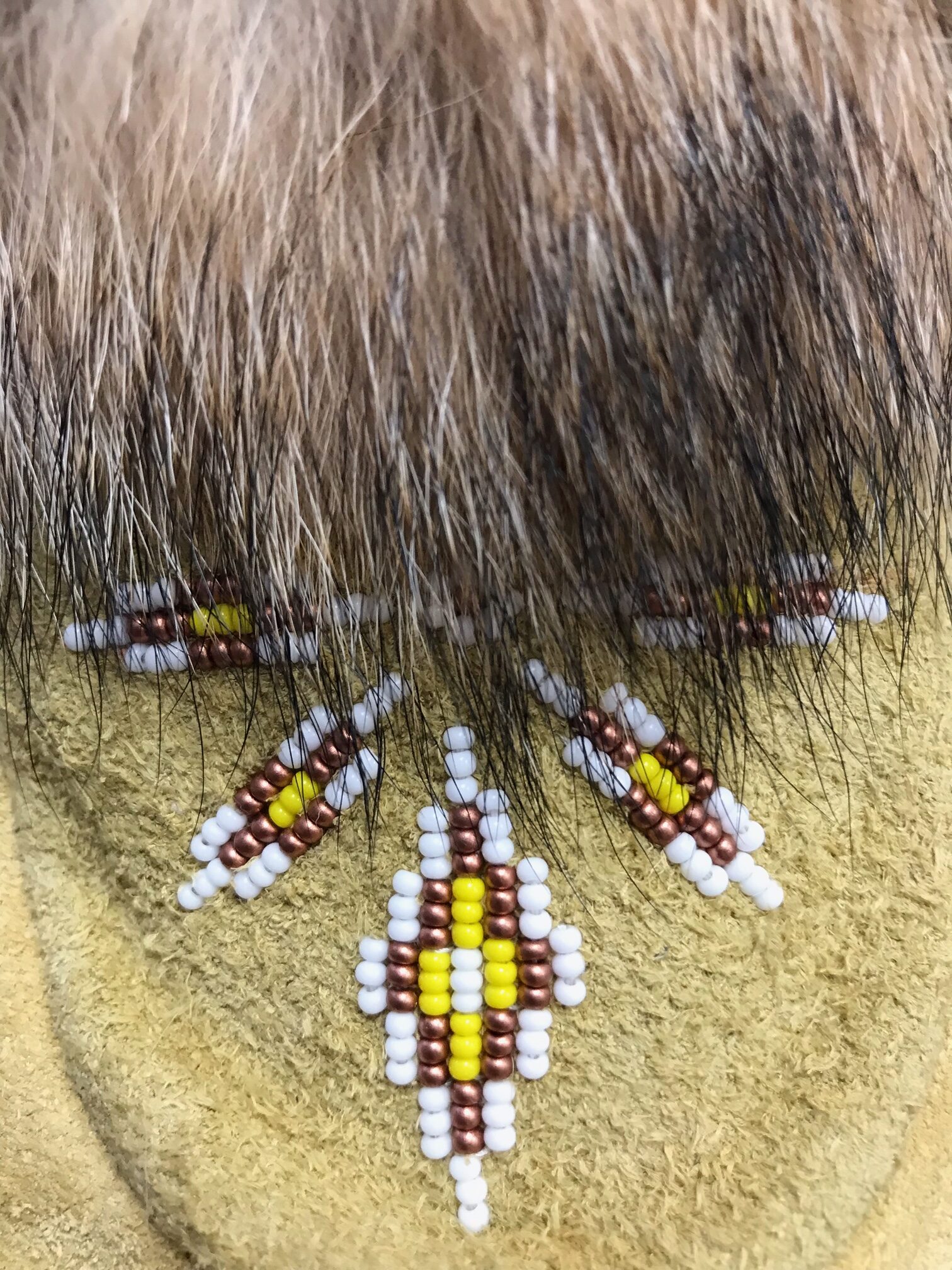 Size 10-2 Yellow, Copper and White
